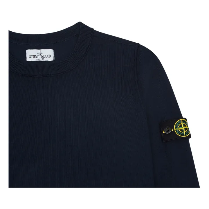 Stone Island Pull Logo | Bleu marine