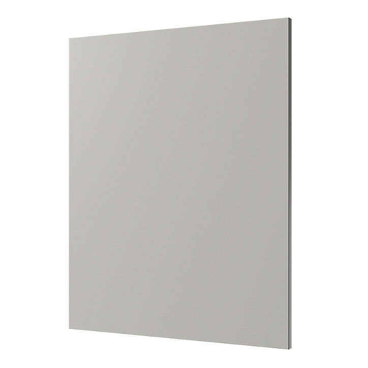 Joue de finition Stevia gris clair mat L. 60 cm x H. 71,5 cm Caraway Innovo GoodHome