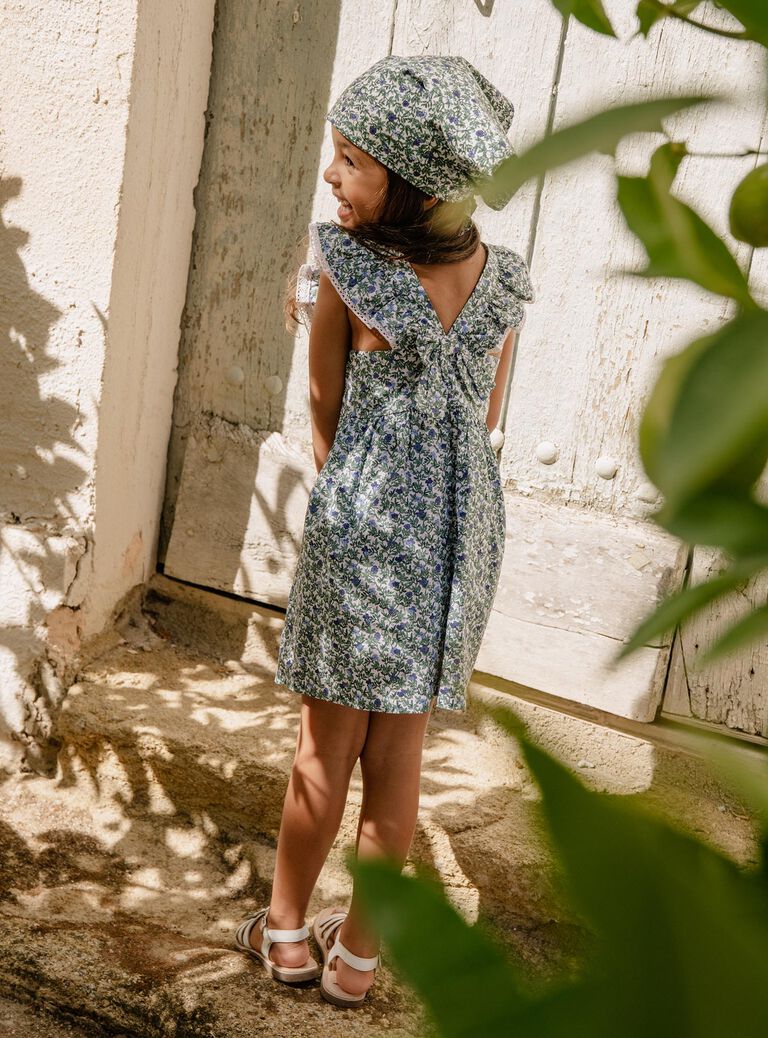 Robe fleuri dos nu