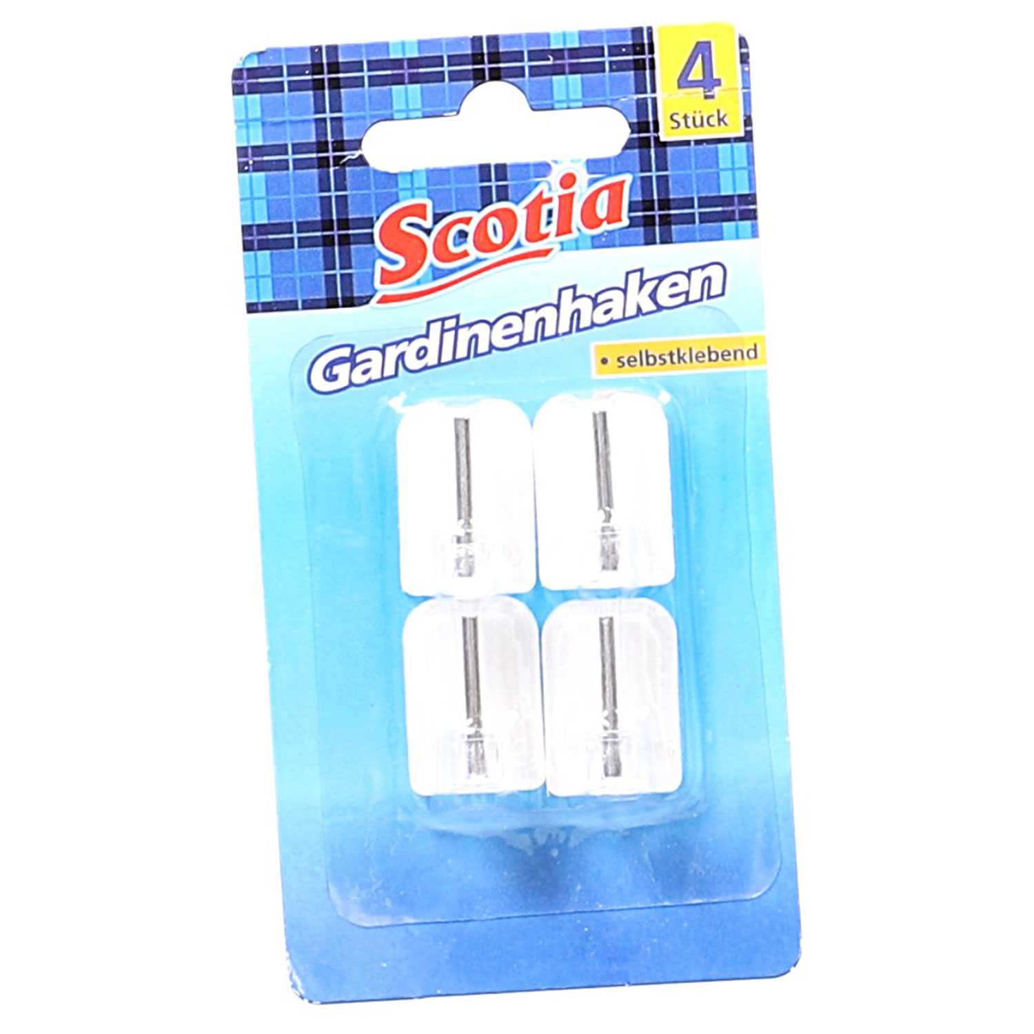 Scotia Gardinenhaken klar selbstklebend