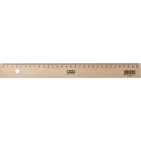 Holz-Lineale aus Buche. 30cm