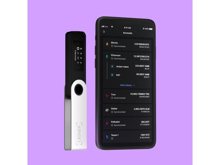 Ledger Nano S Plus Matte Black Crypto-Hardware-Wallet zum Kaufen, Verwalten und Vermehren digitaler Vermögenswerte