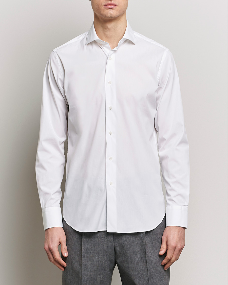 Grigio Comfort Stretch Dress Shirt White