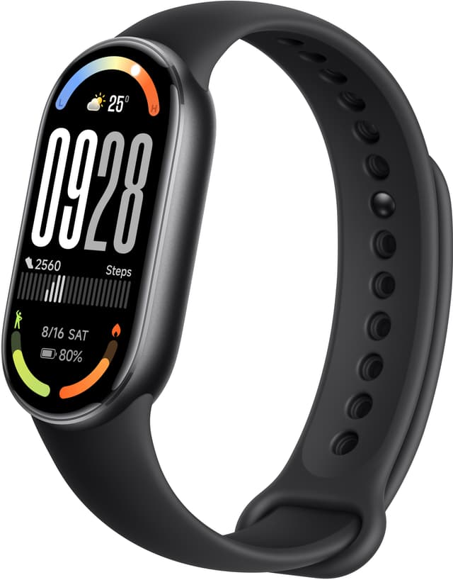 Xiaomi Smart Band 10 aktivitetsarmbånd (sort)