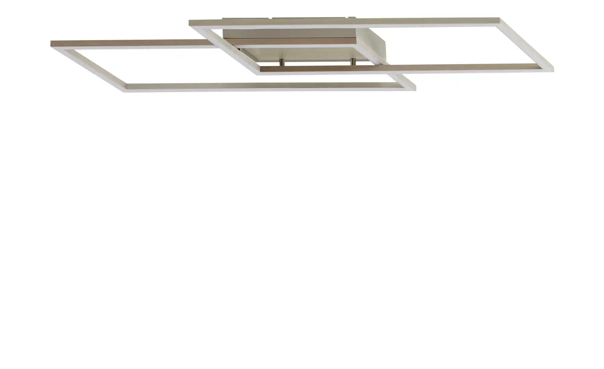 Paul Neuhaus LED-Deckenleuchte, 2-flammig, Nickel-matt