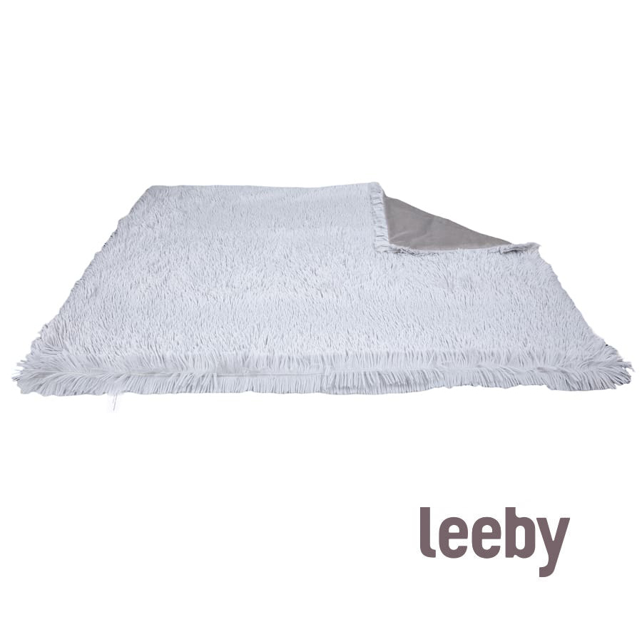 Cobertor antiestresse Leeby Soft Gray para cães