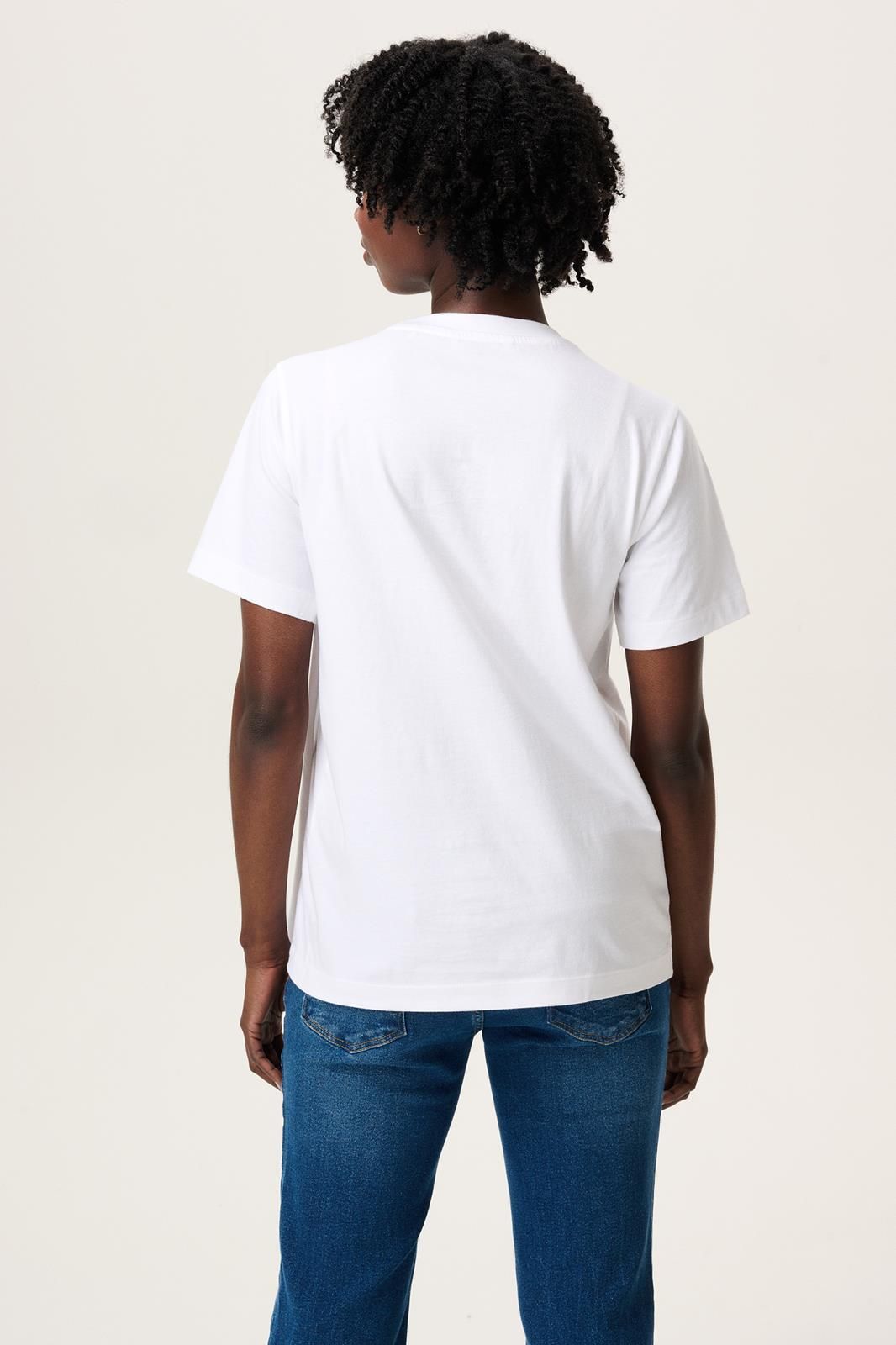 Noppies Maternity Voedings t-shirt Ifke - Optical White