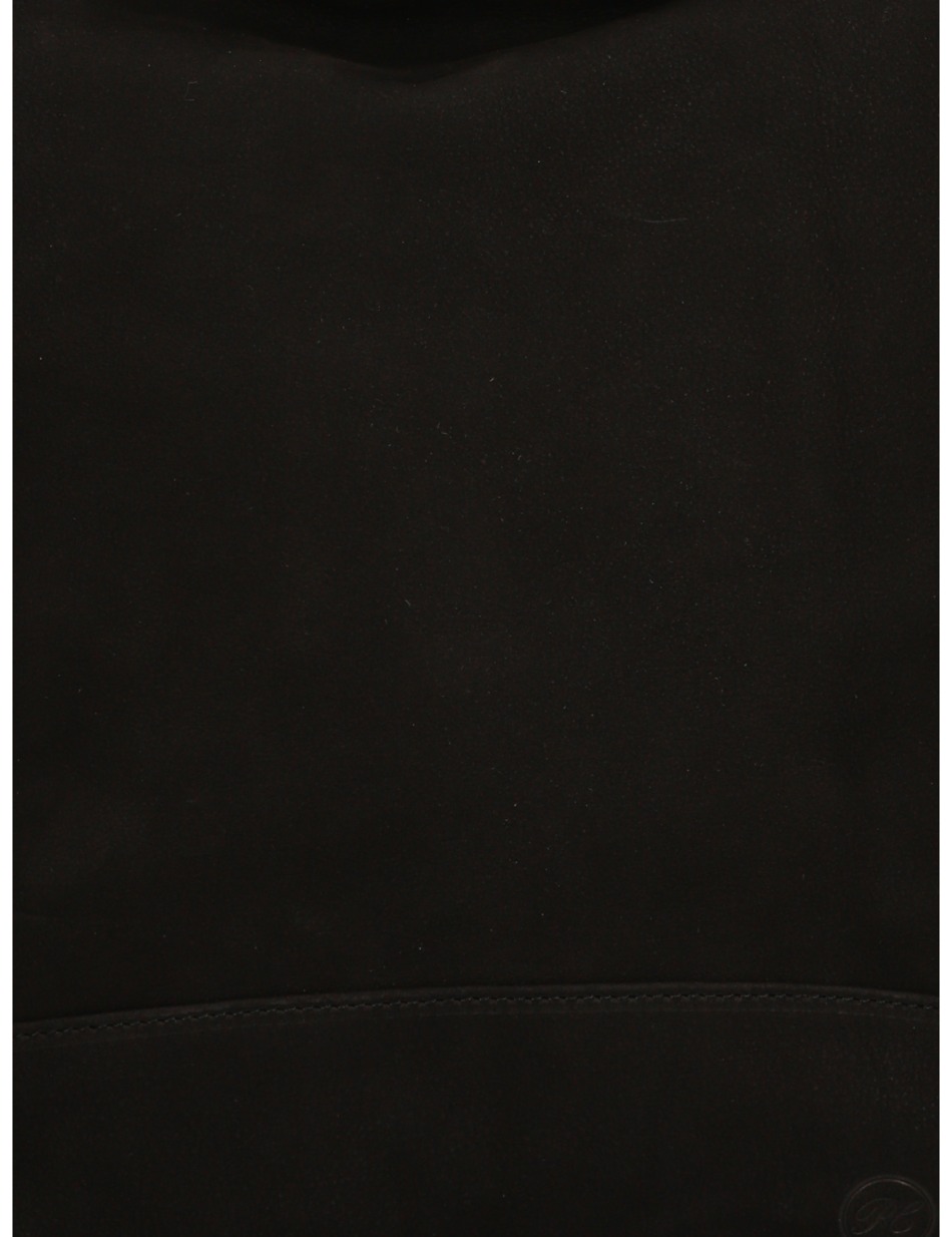 Glattleder Hobo Bag