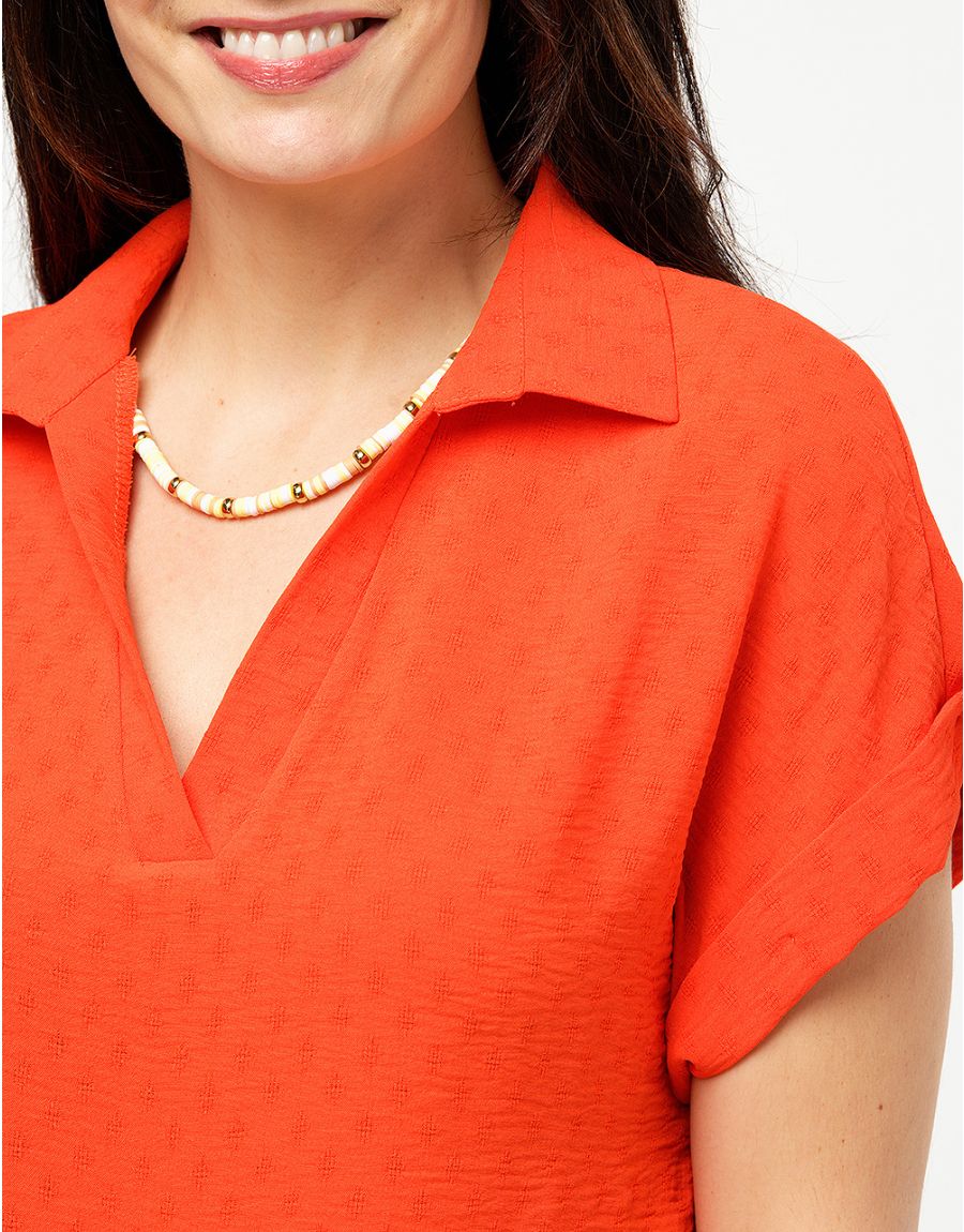 Top fluide orange