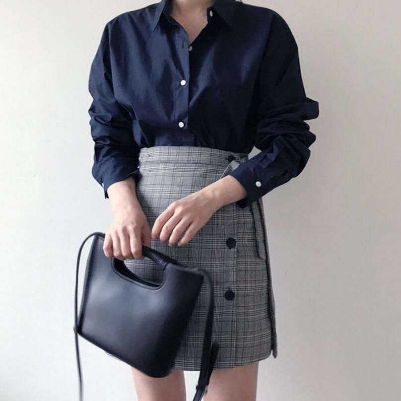 Brigitte - Minirok met hoge taille en strik