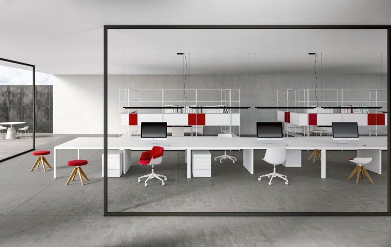 MDF Italia Rock table tafel wit 120