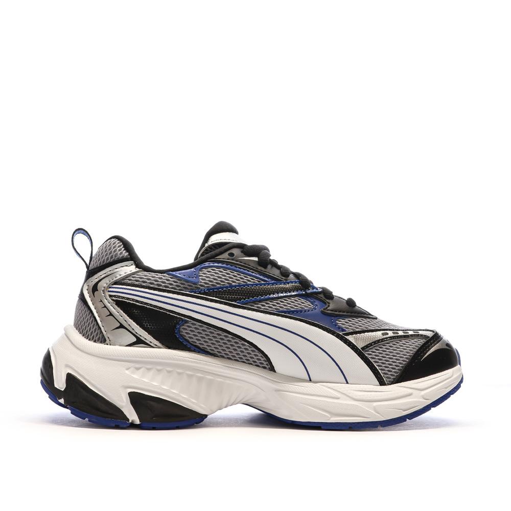 Puma Baskets Blanches/Noires/Marines Enfant Puma Morphic