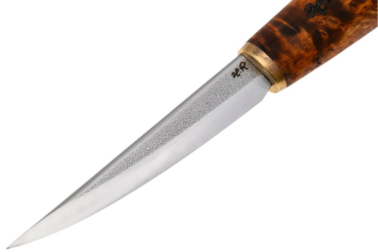 Roselli Carving knife RIR112 Carbon Steel, Curly birch, houtsnijmes