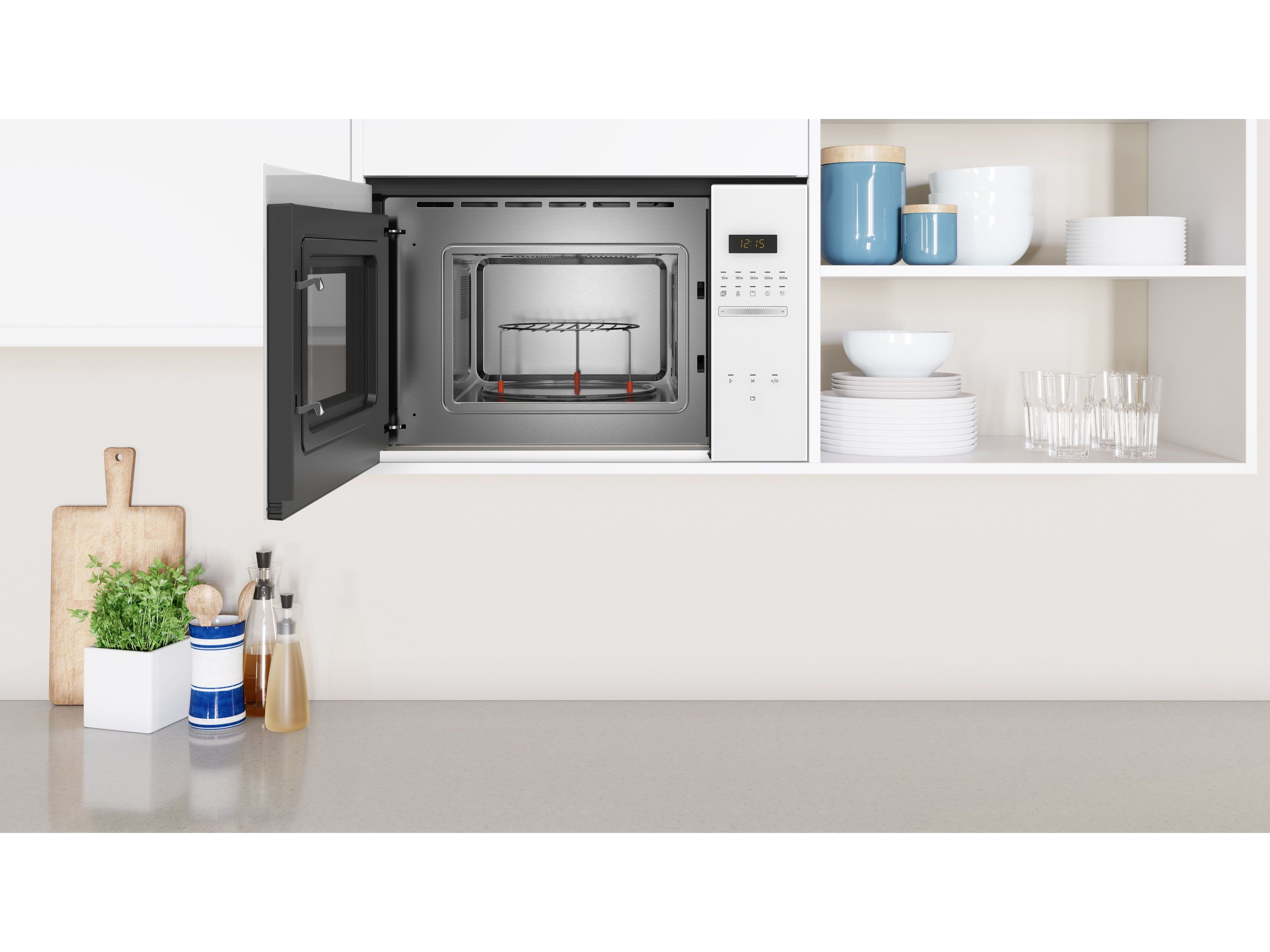 MICRO ONDAS DE ENCASTRE BALAY 3CG5172B2 COM GRILL 20L BRANCO