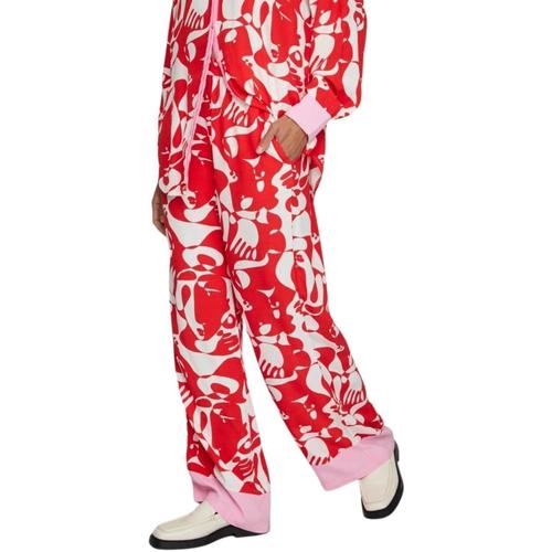 Vila - VIKIKKI MAT HW WIDE PANTS/SU/M Rojo