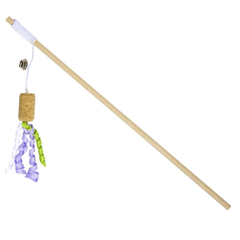 Jouet pour chat canne à pêche souris L40cm