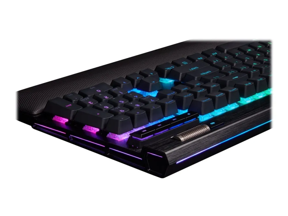 CORSAIR | K100 RGB - tastatur - bagbelyst - USB - Nordisk - tastaturkontakt: CORSAIR OPX RGB
