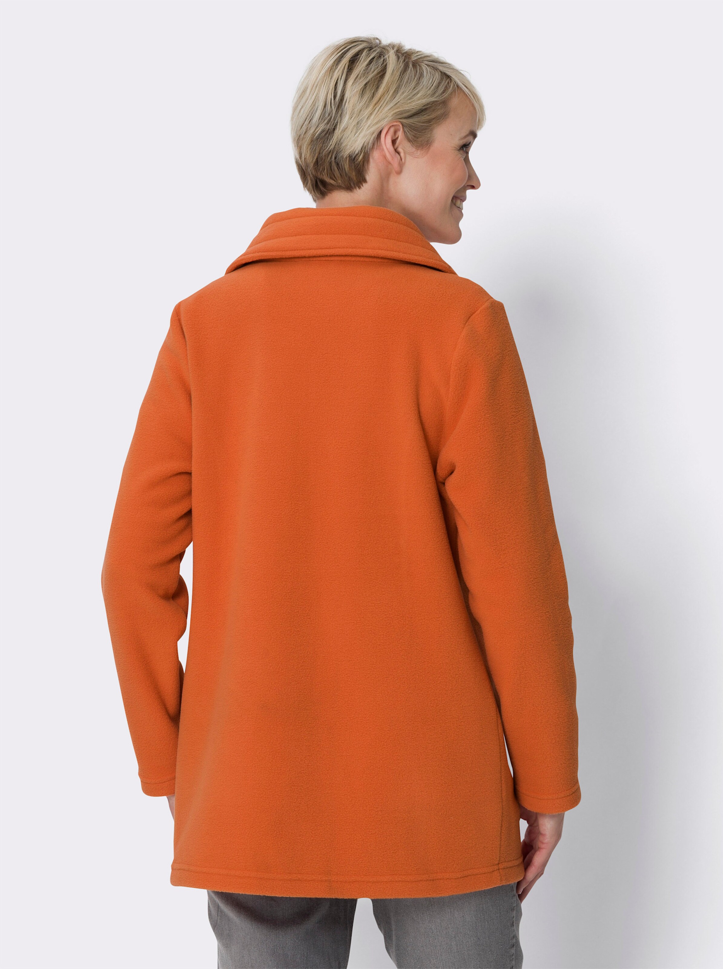 Fleecejacke mit 2-Wege-Reißverschluss