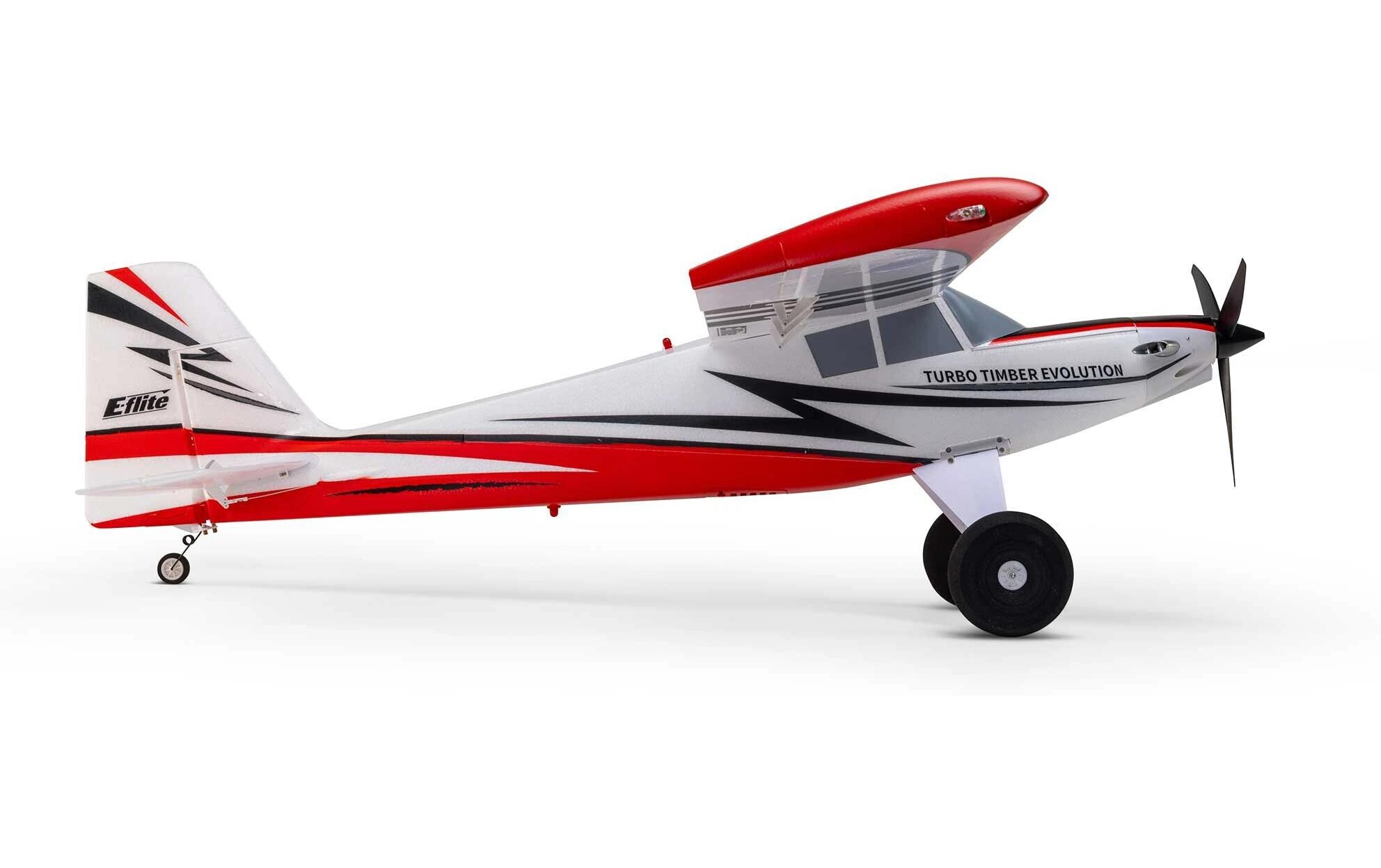 Motorflugzeug Turbo Timber Evo 1555 mm, PNP<br>Kompaktes STOL-Flugmodell mit funktioneller und werkseitig eingebauter LED-Lande-, Navigations- und Stroboskopbeleuchtung