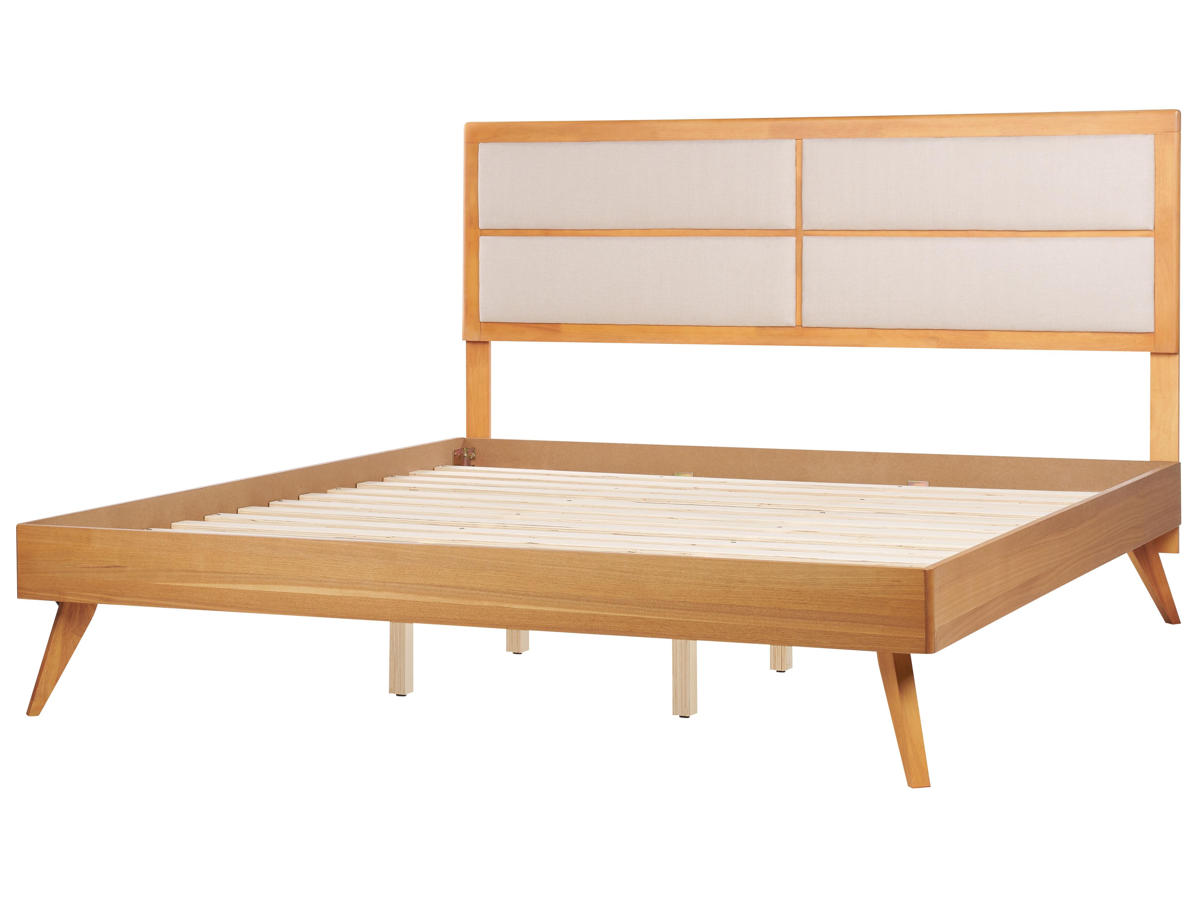 Bed POISSY 180 x 200 cm Natuurlijk essenhout