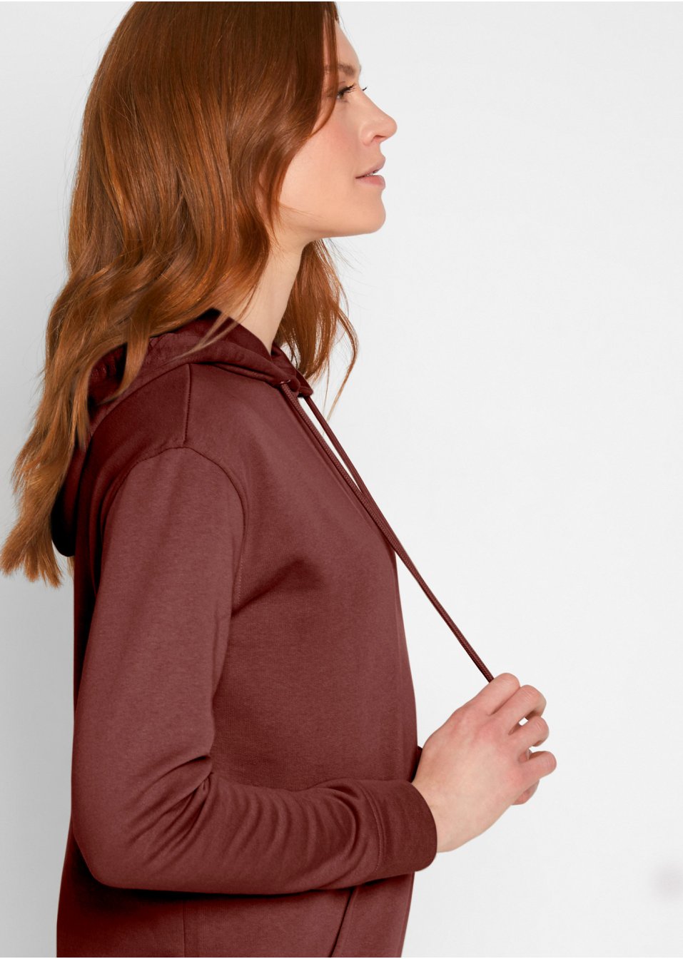 Robe sweat à capuche