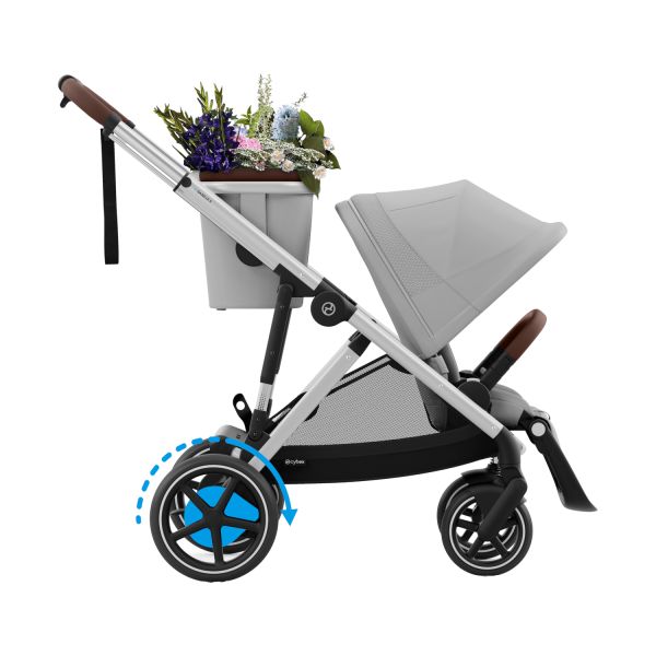 Cybex E-Gazelle S Kinderwagen - Taupe - Almond Beige / Beige