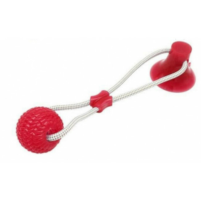 Jouet de traction pour chien avec corde et ventouse Tracks