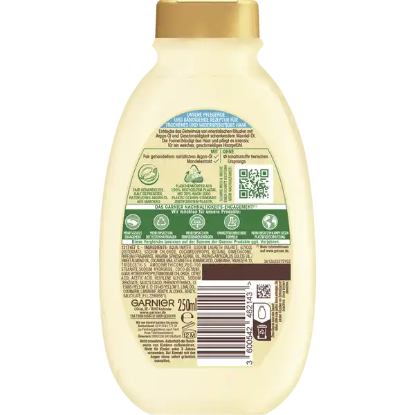 Reichhaltiges Creme-Shampoo Argan-Mandelcreme
