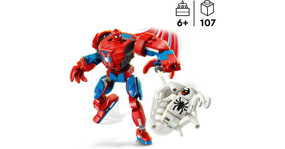 LEGOMarvel Super Heroes - Spider-Man mecha vs. Anti-Venom Constructiespeelgoed  (76308)