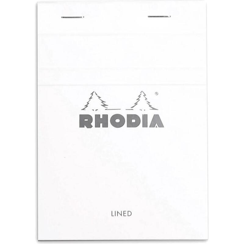 Bloc agrafé N°13 A6 80 feuilles lignées 80 g - Blanc