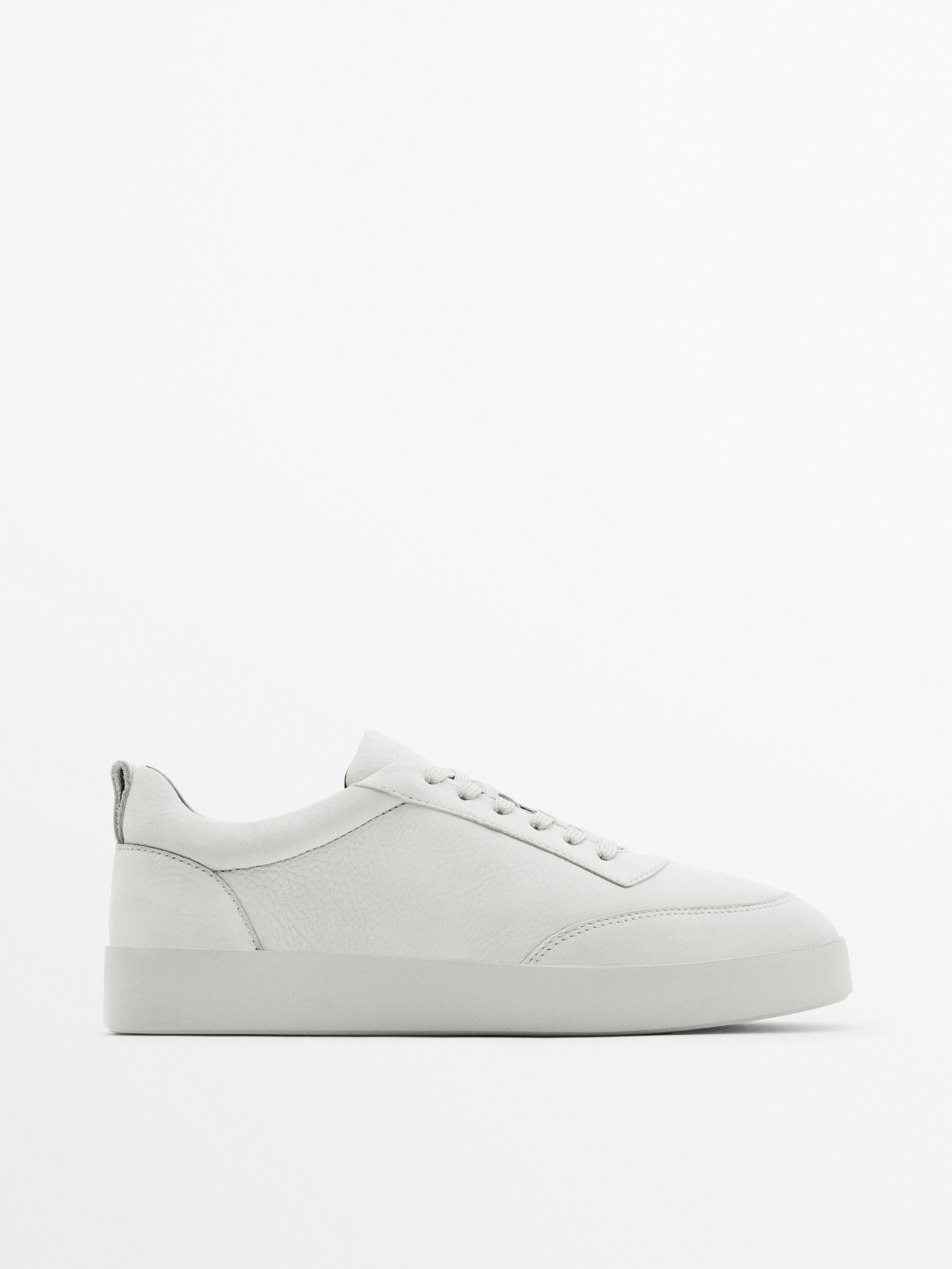 Deportivo couro nobuck - Studio - GRIS