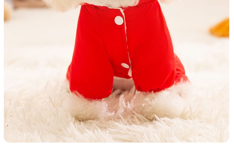 Cissilli - Letterapplicatie Pet Overall met capuchon