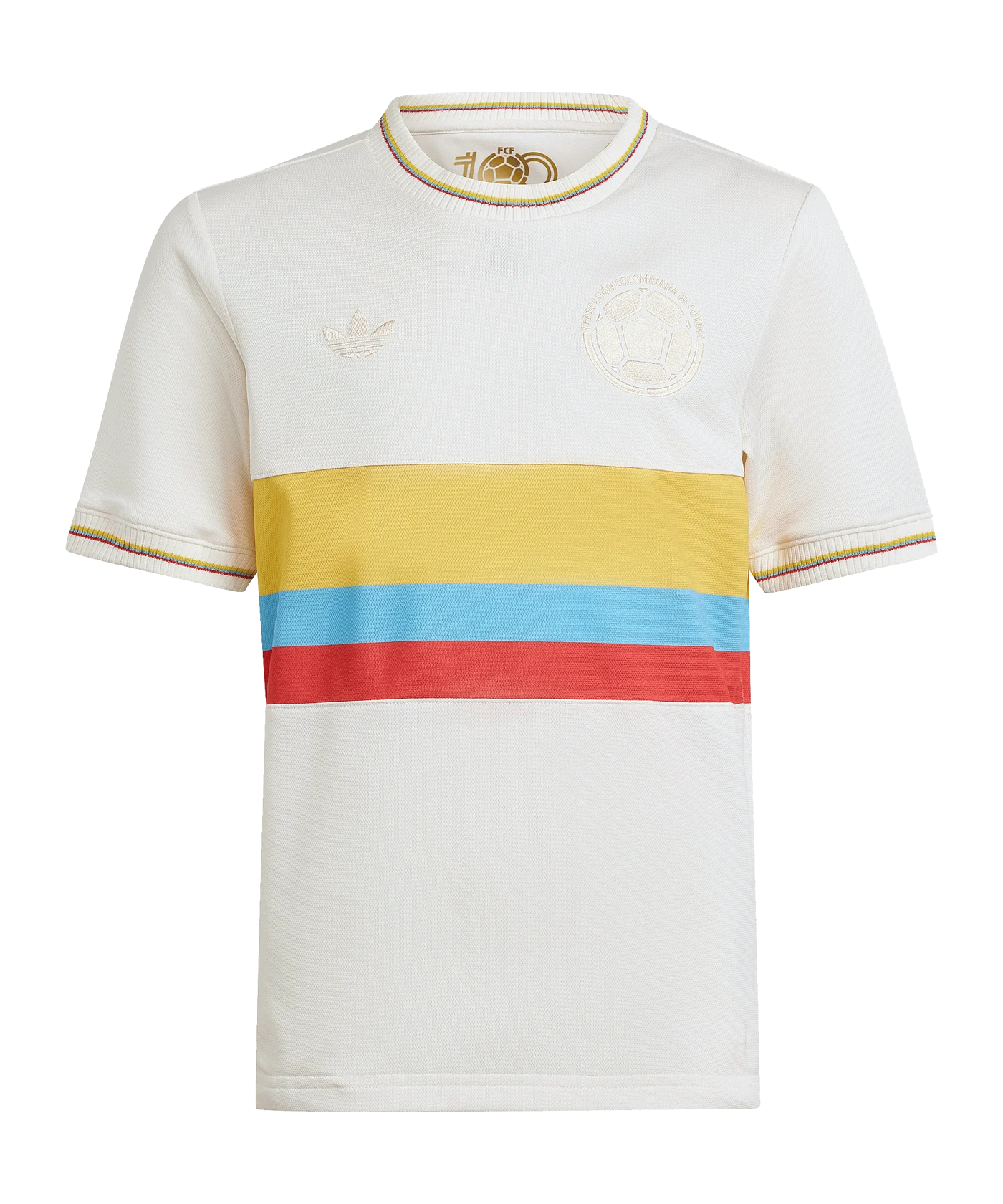 adidas Originals Kolumbien Anniversary Trikot Kids Weiss