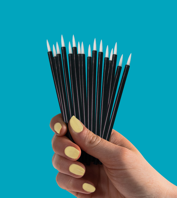 MQBeauty - Aplicadores descartáveis de eyeliner - 50 unidades