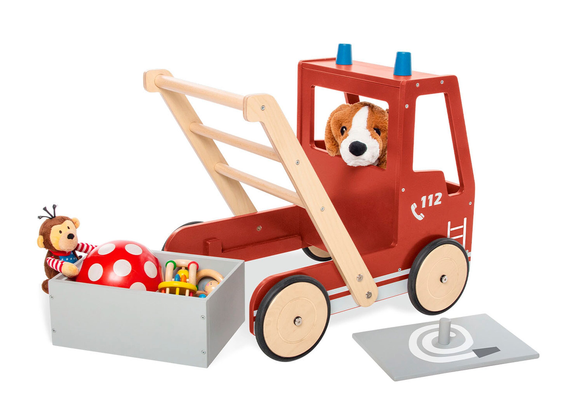 Pinolino Lauflernwagen „Feuerwehrauto Fred”
