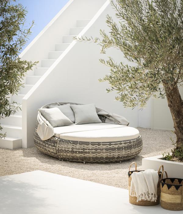 Dehner Daybed Tulum, ca. B179/H163/T220 cm