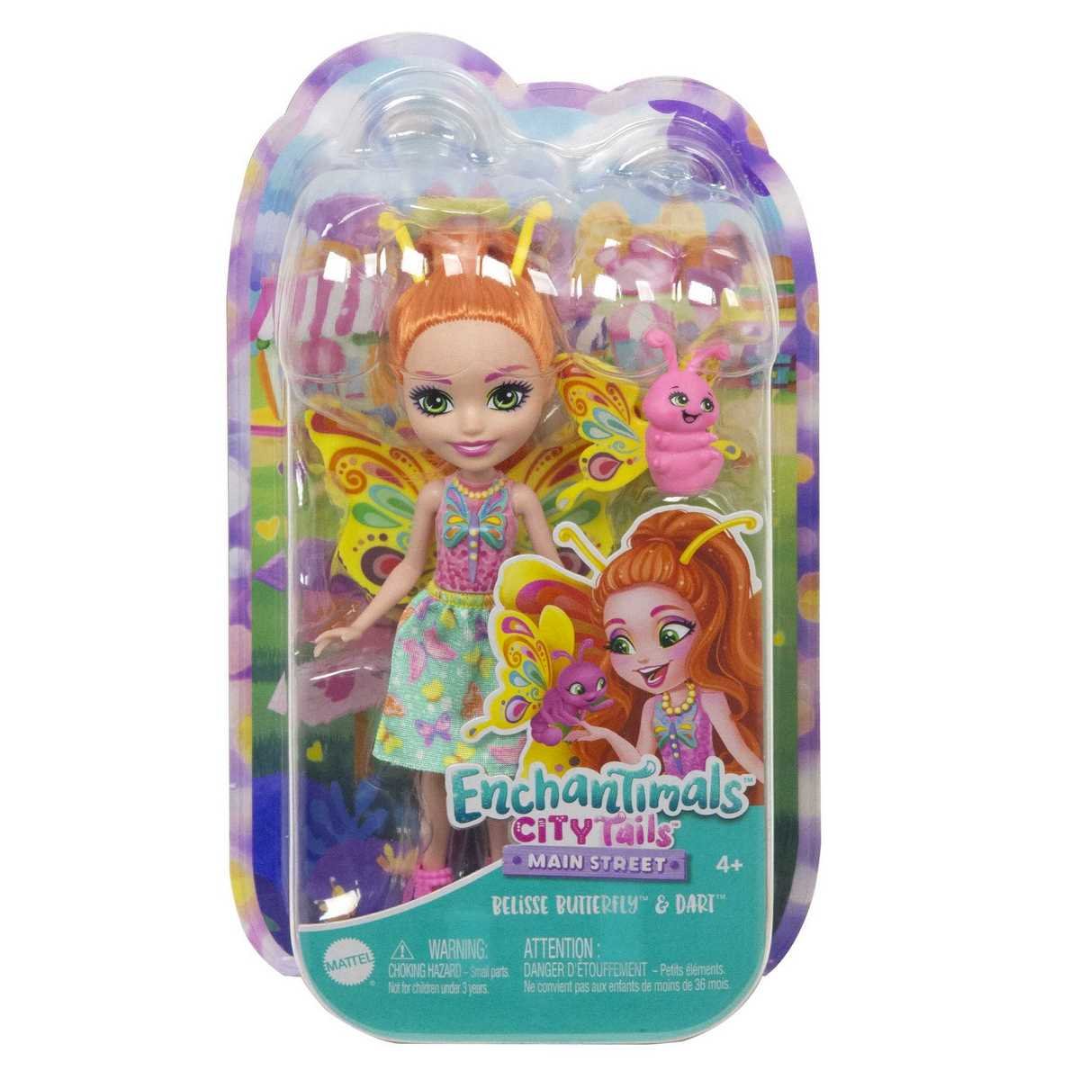 Poupée Enchantimals Belisse Papillon et Dart