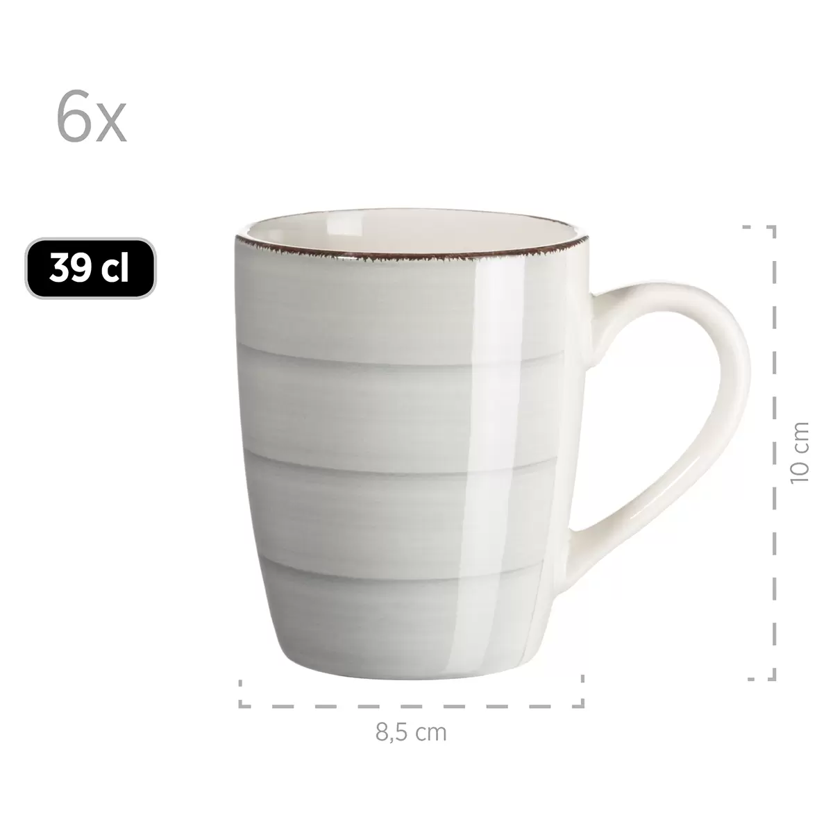 Geschirr-Set 30tlg. LUMACA Blau
