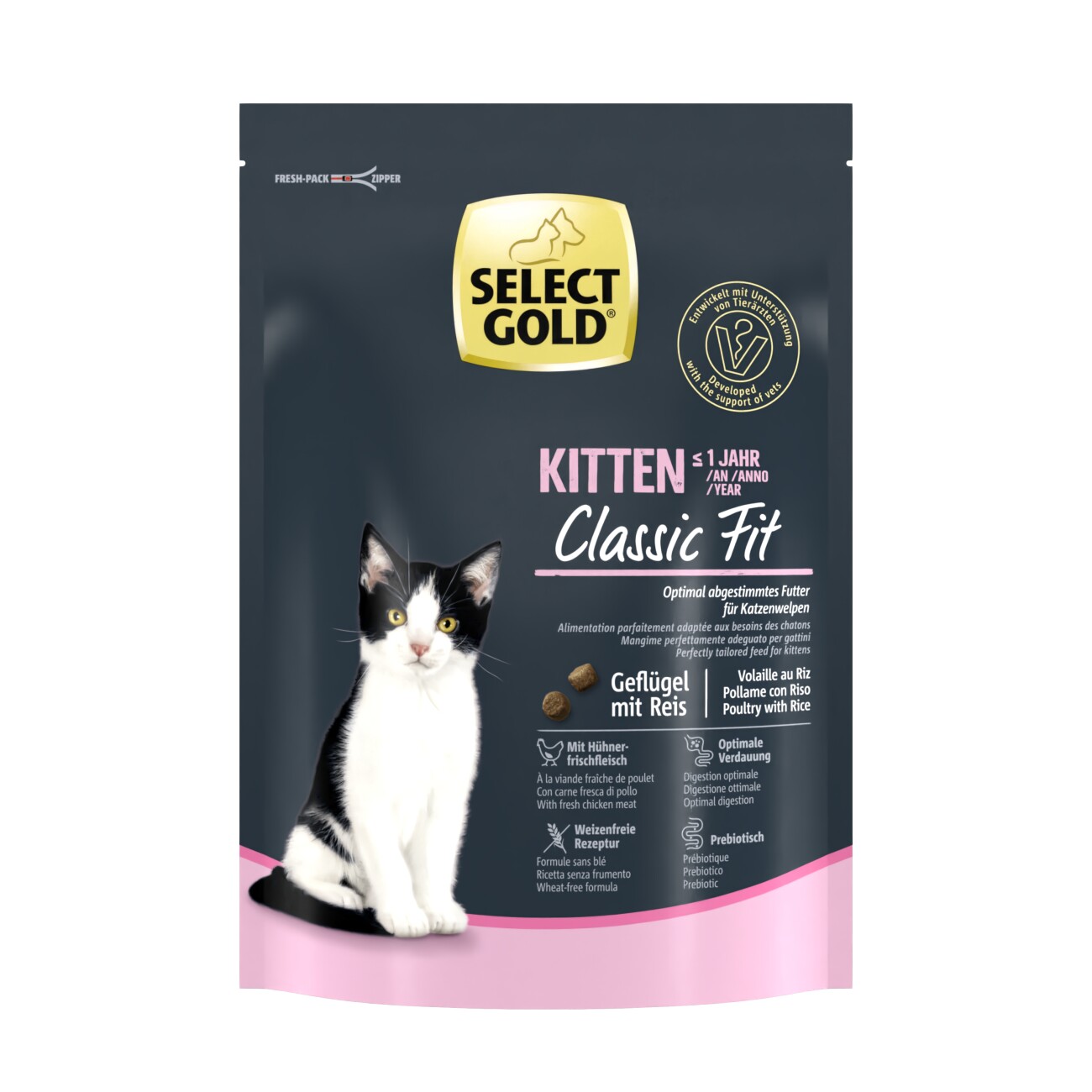 SELECT GOLD Kitten Geflügel und Reis 300 g