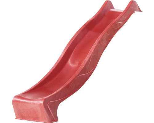 Kinderglijbaan, glijbaan zonder frame, axi Sky230 glijbaan met wateraansluiting, rood kunststof