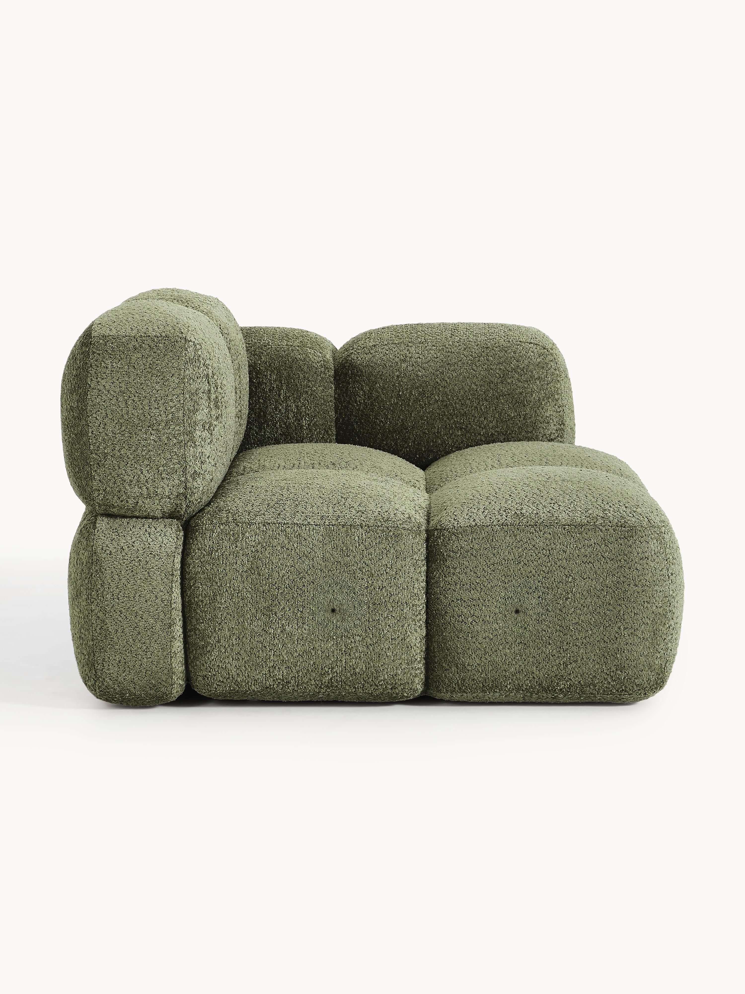 Hoekmodule Tayla van teddy bouclé