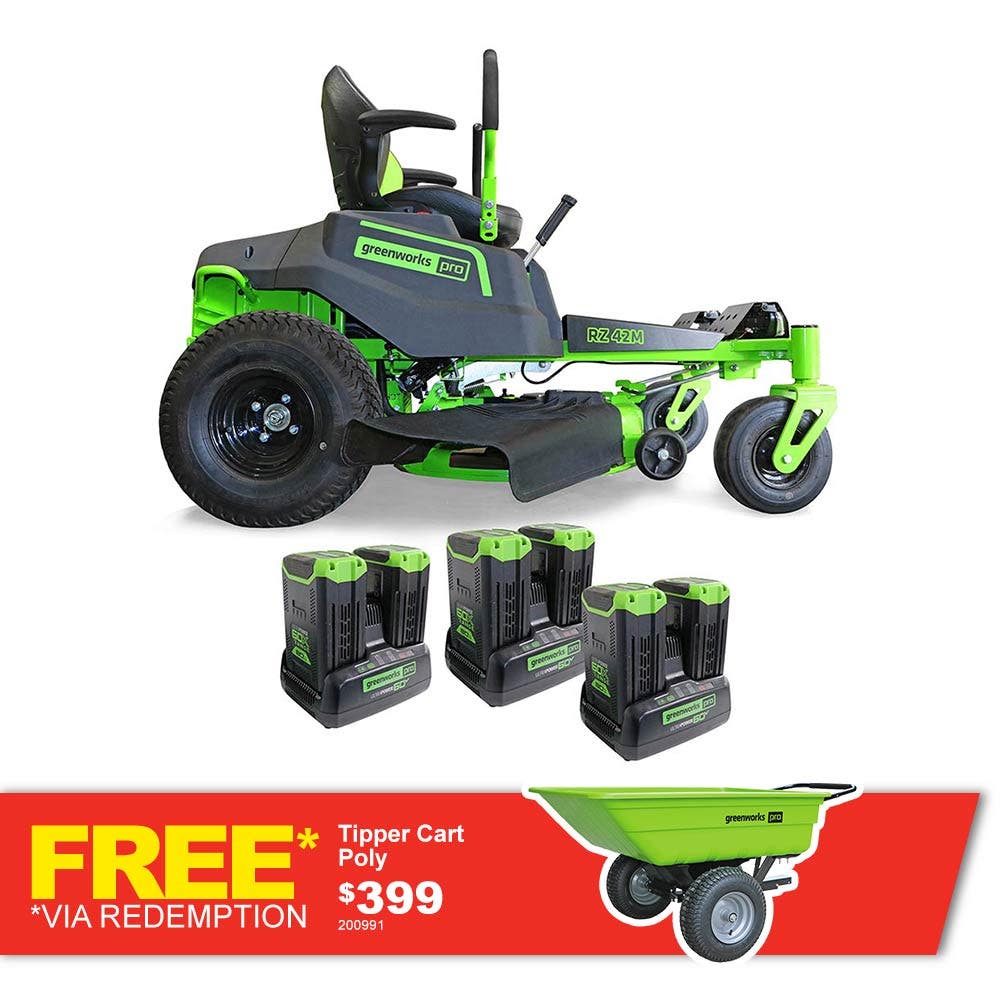 GREENWORKS 6 x 8.0Ah 42