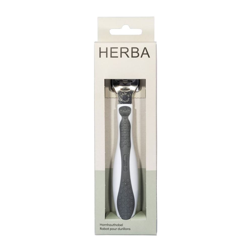 HERBA Hornhauthobel Softtouch grau Blist 1 Stk
