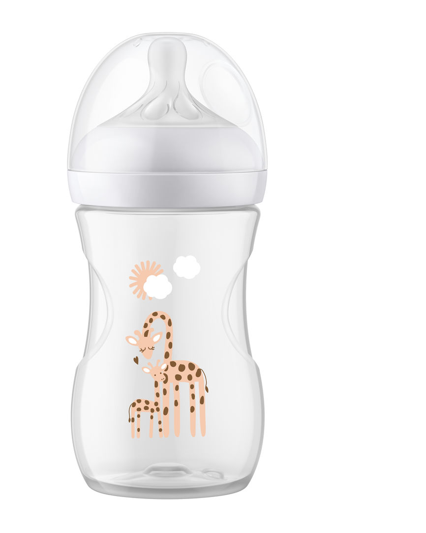 Philips Avent tåteflaske Natural Response Giraffe 260 ml