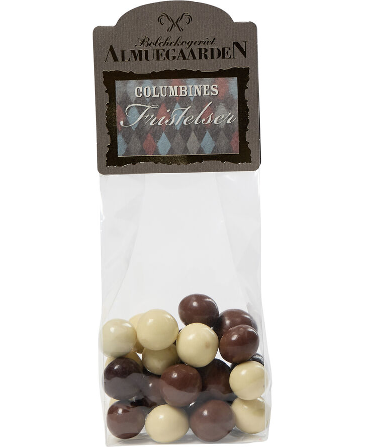 Almuegaarden Choko-Mandel Jordbær, Klodsbundspose