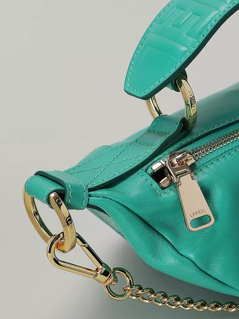 LANCEL Ledertasche - Mini Bag ORIGAMI DE LANCEL türkis