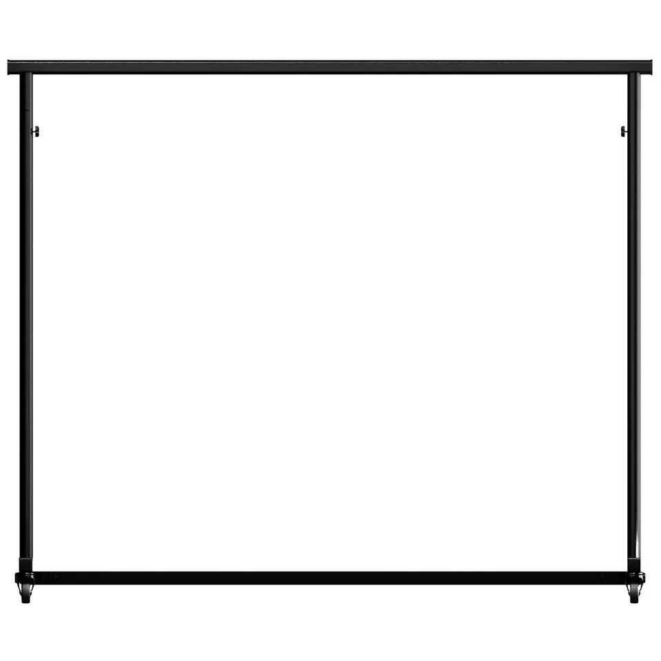 CLP Kledingrek Soran 120x150x50 cm - zwart