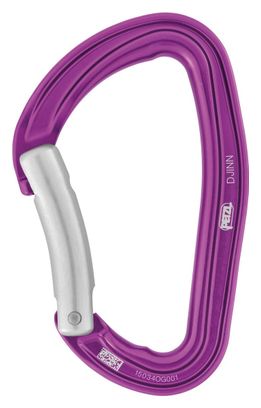Mousqueton Petzl Djinn Courbe Violet