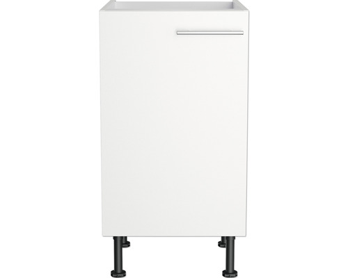 Optifit spoelbakkast Bengt932 BxDxH 45x58,4x87 cm wit mat gedemonteerd scharnier omkeerbaar (links of rechts te monteren)