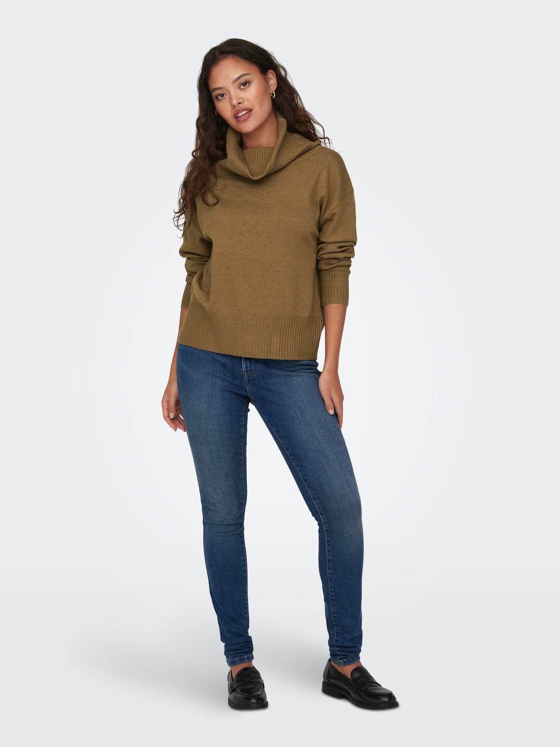 JDYPRIME Strickpullover Toasted Coconut